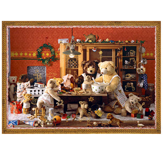 Traditional Christmas Advent Calendar | Teddy Bear Advent Calendar | Christmas Kitchen Picture Advent Calendar