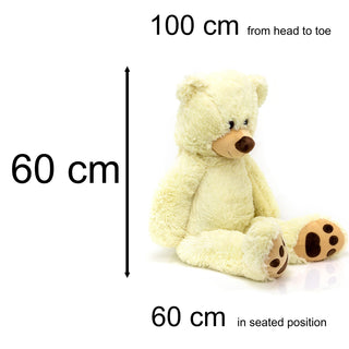 100cm Giant Teddy Bear Cuddly Toy | Extra Large Teddy Bear Super Cuddly Plush Toy | Big Teddy Bear Soft Teddy Bears Giant Soft Toy
