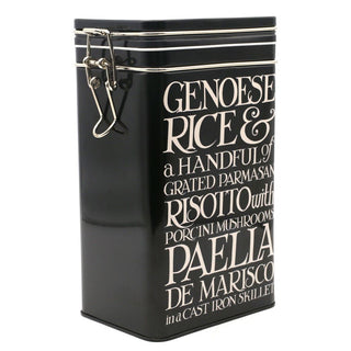 Emma Bridgewater Black Toast & Marmalade Food Storage Kitchen Clip Lid Black Tin