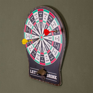 Magnetic Dartboard Drinking Game with Bottle Opener | Fun Party Game for Adults
