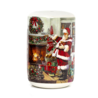 Fine China Santa and Christmas Tree Salt & Pepper Shakers | Salt and Pepper Pots