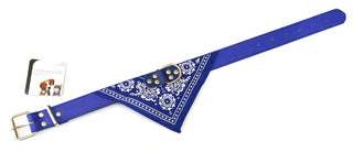 60Cm Fashionable Doggy Bandana Collar ~ Blue