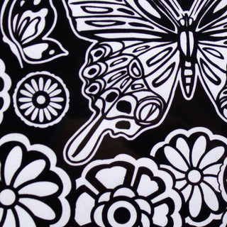 Kreative Kids Colourful Velvet Felt Art Picture Colouring Set For Children ~ Butterfly