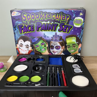 Grafix Spooktacular Halloween Face Paints Set Make Up Kit For Children