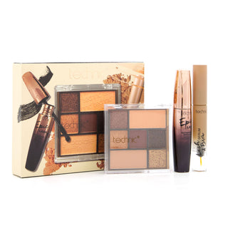 3 Piece Chocolate Truffle Eye Gift Set | Eyeshadow Mascara Lash & Brow Serum