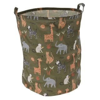 Kids Folding Jungle Safari Animal Laundry Bag | Laundry Basket Children Toy Box