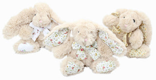 Sitting Bowtie Bunny Rabbit Plush Soft Toy