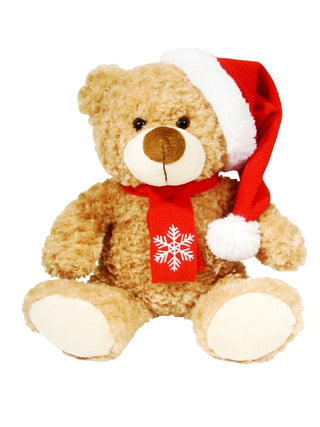 Soft Plush Bailey Christmas Teddy Bear Cuddly Toy 26cm
