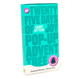 3D Pop-up Christmas Tree Advent Calendar | Vegan Gourmet Sweets Christmas Advent Calendar | Christmas Sweets Advent Calendar - 298g