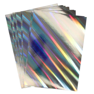 A4 Holographic Card | 10 Iridescent Sheets for Crafts, Scrapbooks & Decor