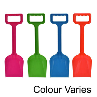 33cm Childrens Plastic Beach Spade Digging Toy Packs | Childs Garden Spade Beach Toy Sand Spade | Kids Digging Spade - Colour Varies One Supplied