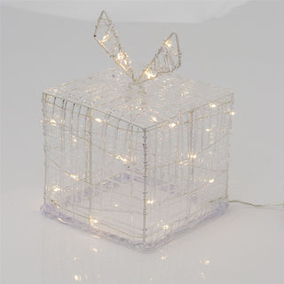 15cm LED Light Up Christmas Present Box | Light Up Xmas Present Box Illuminated Christmas Gift Box | LED Christmas Parcel Christmas Decorations