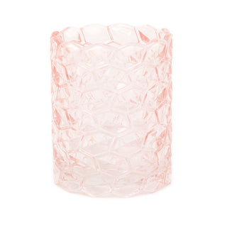 Summer Beehive Glass Pillar Candle Holder | Honeycomb Glass Candle Pot Tealight Holder | Beehive Candle Holder Bee Decoration