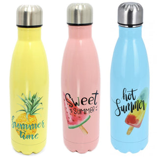 Gorgeous Insulated Vacuum Drinks Flask Stainless Steel 500ml Water Bottle