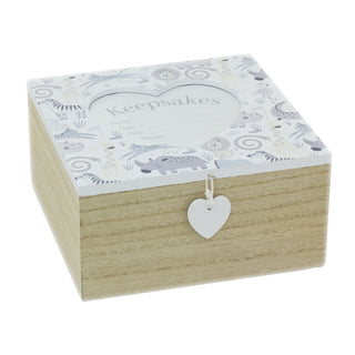 Baby Keepsake Box New Baby Memory Box | Wooden Baby Animal Newborn Girl Boy Memory Box | New Baby  Shower Gifts