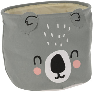 Set Of 2 Childrens Fabric Storage Baskets | Kids Toy Storage Boxes - Koala