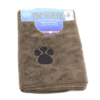 Super Absorbent Microfibre Pet Towel | Puppy Supplies Bath Grooming Dog Towel Robe | Dog Towels Absorbent Large