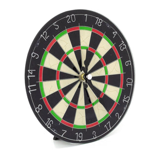 Novelty Round Glass Dartboard Clock | Dart Board Shaped Wall Clock Table Clock