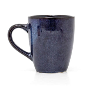 Blue Reactive Glaze Stoneware Mug | Ceramic Blue Coffee Cup Tea Mug - 350ml