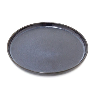 Blue Reactive Glaze Stoneware Side Plate Dishwasher & Microwave Safe - 21cm