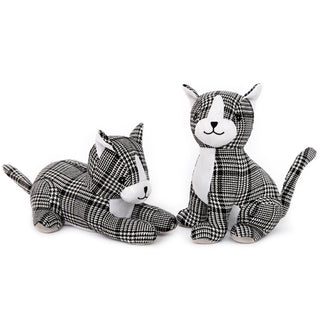 Cute Cat Fabric Animal Door Stop ~ Cat Doorstop Design Varies