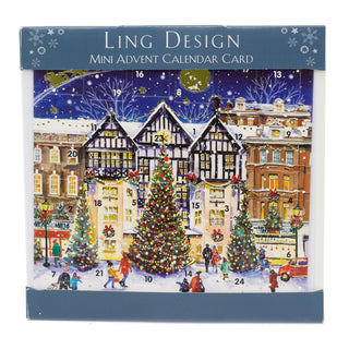 Christmas Advent Calendar The High Street | Advent Calendar Greetings Card