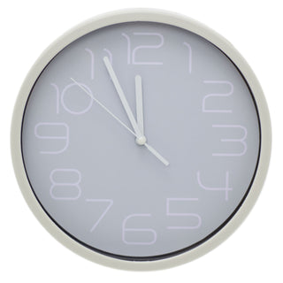 20cm Contemporary Silent Wall Clock | Non Ticking Wall Mounted Clock | Analogue Home Office Wall Clocks - Colour Varies One Supplied