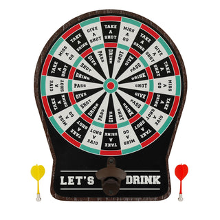 Magnetic Dartboard Drinking Game with Bottle Opener | Fun Party Game for Adults