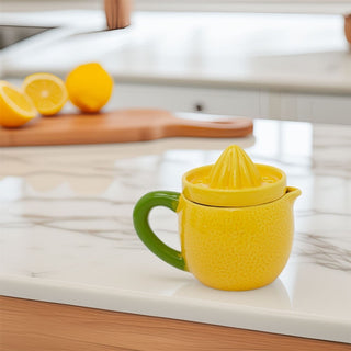 Ceramic Lemon Juicer | Manual Citrus Squeezer for Fresh Juice & Cocktails 300ml