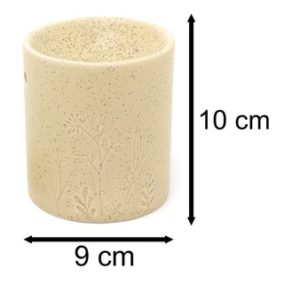 Ceramic Wax Melt Burner With 4 Wax Melts | Tealight Essential Oil Burner - Varies