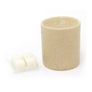 Ceramic Wax Melt Burner With 4 Wax Melts | Tealight Essential Oil Burner - Varies