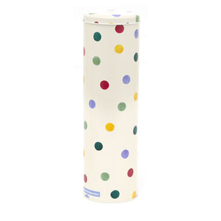 Emma Bridgewater Polka Dot Spaghetti Tin | Kitchen Pasta Storage Jar With Lid