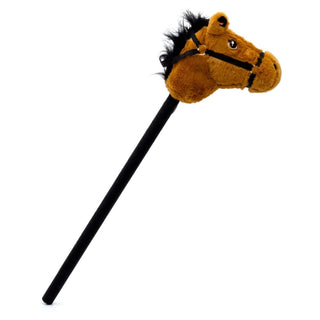 Childrens Plush Hobby Horse With Sound ~ Horse Colour Vary