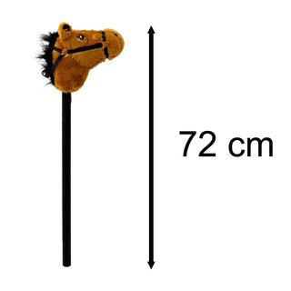 Childrens Plush Hobby Horse With Sound ~ Horse Colour Vary