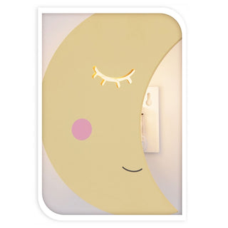 Children's Wooden Novelty Light Kids Battery Wall Light | Wall Mounted Children's Lamp With Remote Control Timer | Children's Night Lights For Bedroom Nursery Night Light