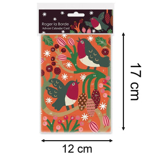 Christmas Chorus Advent Calendar Greetings Card | Christmas Advent Calendar