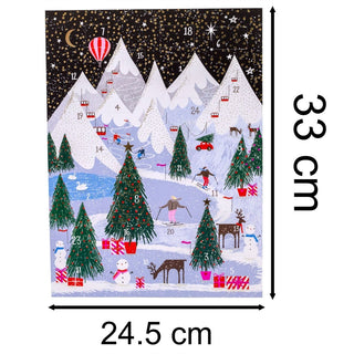Christmas Snow Scene Christmas Advent Calendar | Alpine Picture Advent Calendar