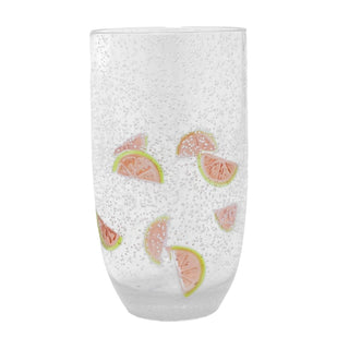 Citrus Fruit Highball Glass | Reusable Hi Ball Plastic Drinks Tumbler - 620ml