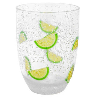 Citrus Fruit Tumbler Glass | Reusable Tumbler Plastic Drinks Glass - 430ml
