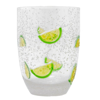 Citrus Fruit Tumbler Glass | Reusable Tumbler Plastic Drinks Glass - 430ml