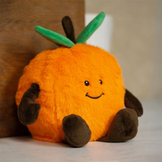 Citrus Orange Doorstop | Novelty Plush Fabric Fruit Shaped Door Stop - 1.5kg