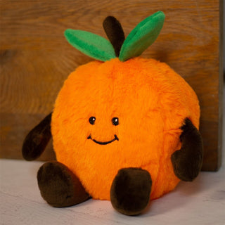 Citrus Orange Doorstop | Novelty Plush Fabric Fruit Shaped Door Stop - 1.5kg