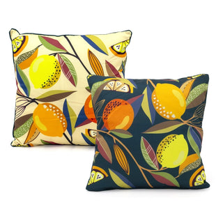 Citrus Zest Scatter Cushion | Indoor Outdoor Filled Cushion Throw Pillow