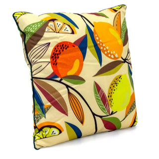 Citrus Zest Scatter Cushion | Indoor Outdoor Filled Cushion Throw Pillow