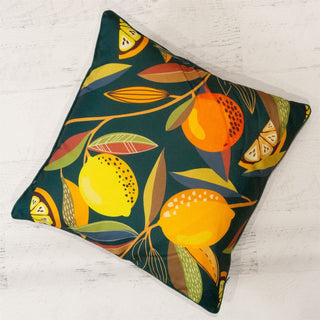 Citrus Zest Scatter Cushion | Indoor Outdoor Filled Cushion Throw Pillow