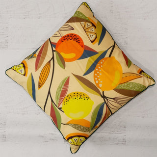 Citrus Zest Scatter Cushion | Indoor Outdoor Filled Cushion Throw Pillow