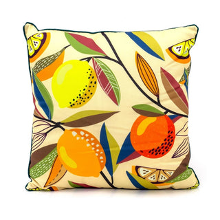 Citrus Zest Scatter Cushion | Indoor Outdoor Filled Cushion Throw Pillow