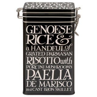 Emma Bridgewater Black Toast & Marmalade Food Storage Kitchen Clip Lid Black Tin