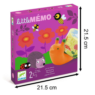 Djeco DJ08552 Little Memo Educational Game | Memory Games for Kids - Animals