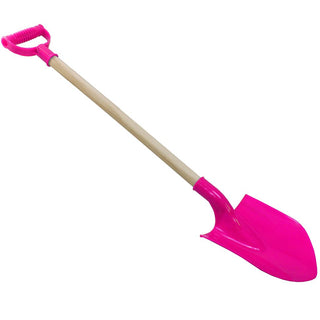 Toyrific Super Spade ~ 78Cm Wooden Shaft Digger Pink